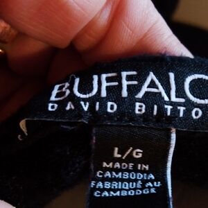 Buffalo David Bitton Black Logo Cap
